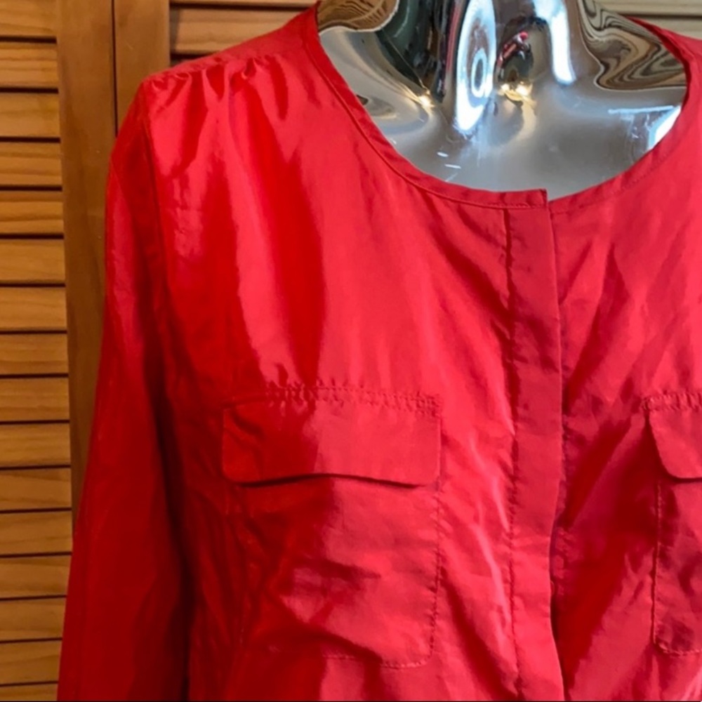 Gap Designed And Crafted Red Button Up Blouse - image 2